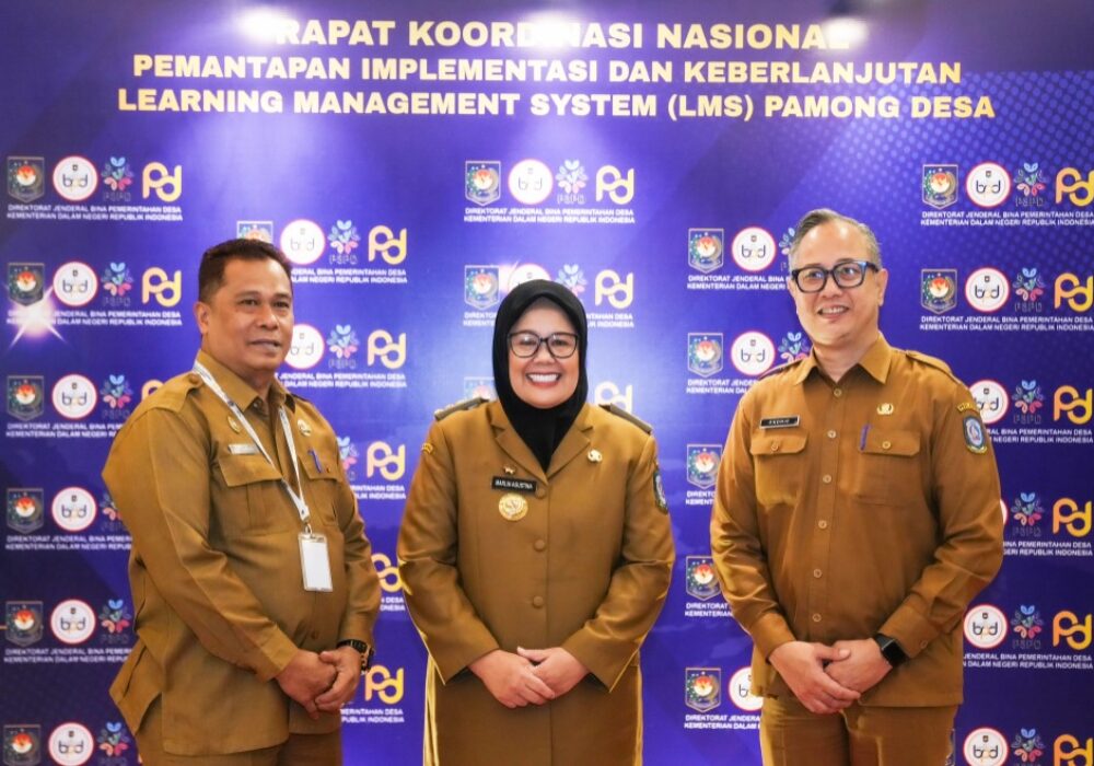 Plt Gubernur Kepri Hj. Marlin Agustina Dorong Penguatan LMS Pamong Desa di Kepri