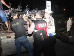 Patroli Malam Minggu di Batam, Polisi Angkut 81 Kendaraan Terindikasi Bodong