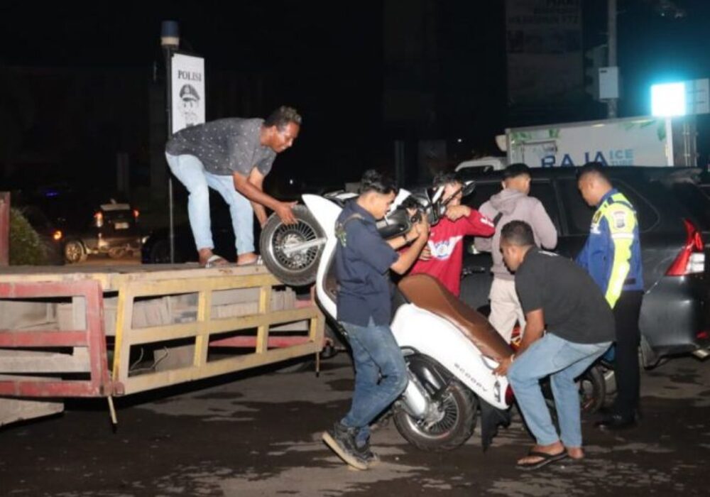 66 Kendaraan Roda Dua Terjaring Razia Cipta Kondisi di Batam