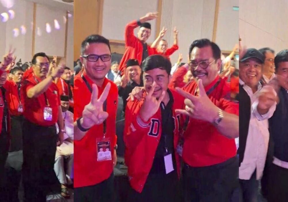 Sambil Menunggu Debat Dimulai, Pendukung Rudi-Rafiq Tampilkan Joget Atraktif