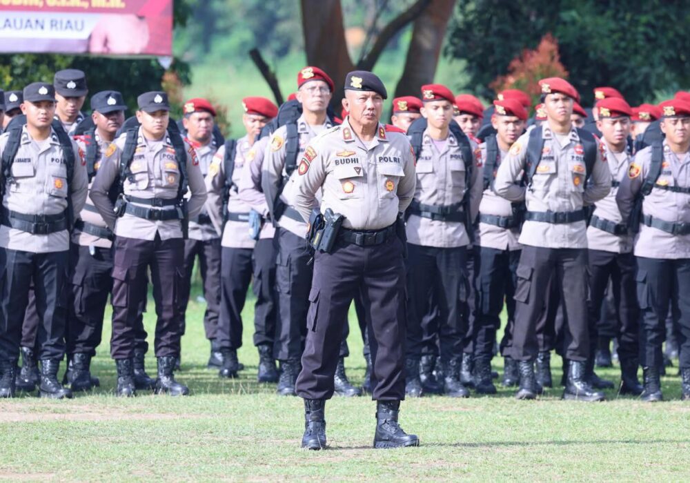Polda Kepri Kerahkan 1.190 Personel Amankan TPS, Sebanyak 119 TPS Masuk Kategori Sangat Rawan