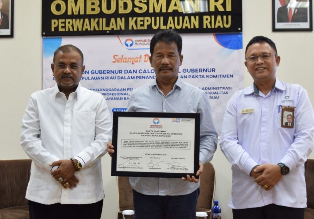 Ombudsman Ajak Cagub dan Cawagub Kepri Tingkatkan Pelayanan Publik