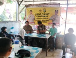 Dekatkan Diri Dengan Warga, Polsek Sekupang Gelar Jumat Curhat di Sungai Harapan