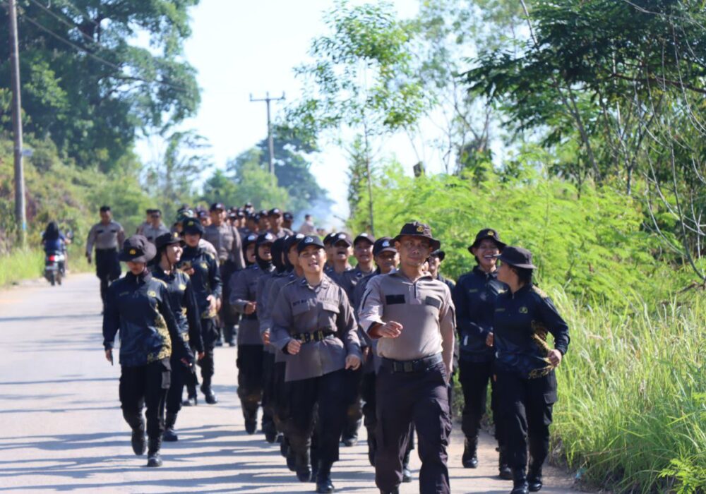 Ditsamapta Polda Kepri Gelar Tradisi Pembaretan Bintara Remaja Gelombang II TA 2024
