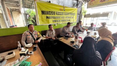 Polsek Lubuk Baja Gelar Minggu Kasih Kamtibmas di Warung Cak Sis Pelita, Perkuat Sinergi dengan Masyarakat