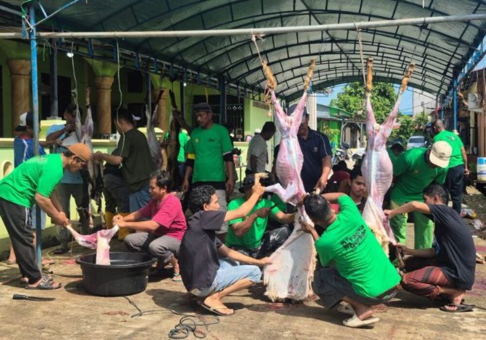 Masjid Babussalam Disambangi Kurban dari Singapura, Ini Faktanya!