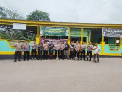 Sambut Hari Bhayangkara ke-79, Polsek Sekupang Gelar Gotong Royong di Masjid Al Jamaah Batam