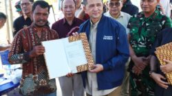 Ketua DPRD Hadiri Kunker Mentrans Ke Rempang, 45 Sertifikat Hak Milik Diserahkan Kepada Warga