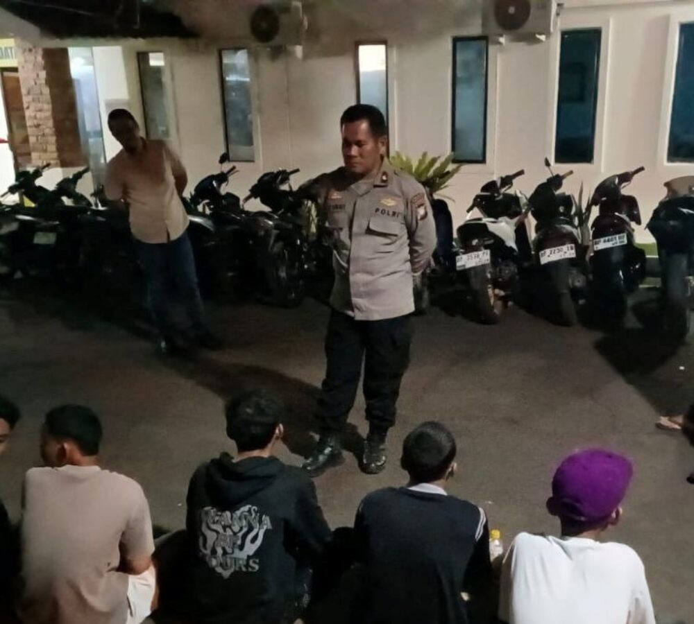 Patroli Cipkon Sekupang Tekan C3 dan Balap Liar, 16 Motor Diamankan