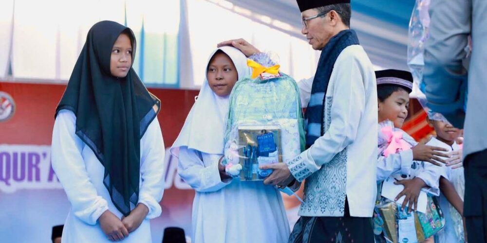 Amsakar dan Li Claudia Hadiri Peringatan Nuzululqur’an di Mapolresta Barelang, Tekankan Harmoni di Batam