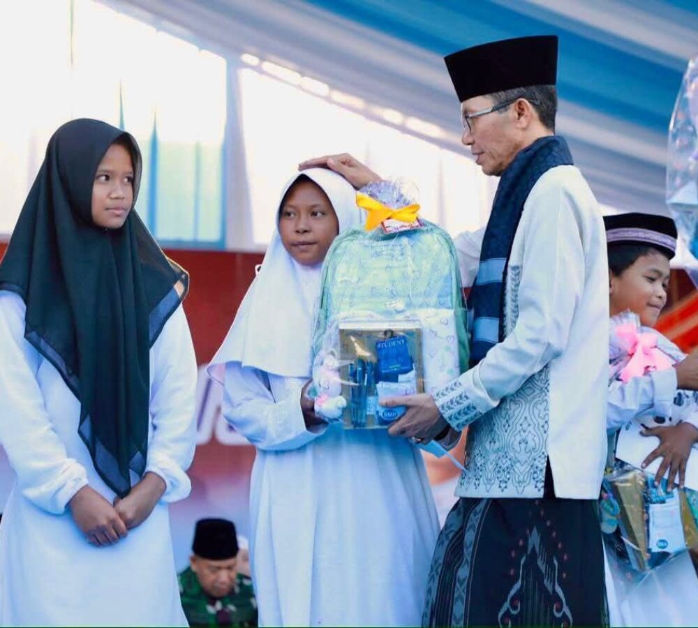 Amsakar dan Li Claudia Hadiri Peringatan Nuzululqur’an di Mapolresta Barelang, Tekankan Harmoni di Batam