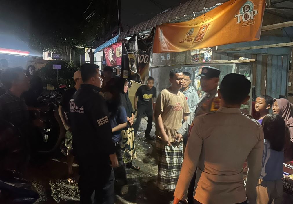 Personel gabungan Polresta Barelang dan Polsek Bengkong amankan terduga pelaku pencurian di Bengkong Sarmen.
