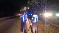 Truk Crane Alami Rem Blong di Jalan Hasanudin Nongsa, Polsek Nongsa Gerak Cepat Amankan TKP