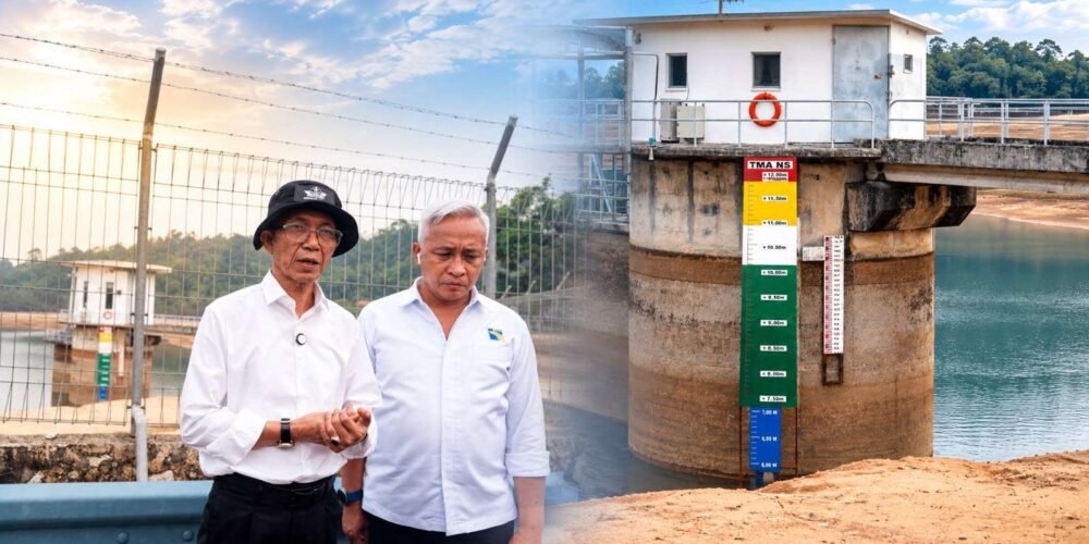 Kepala BP Batam, Amsakar Achmad, turun langsung ke Waduk Nongsa untuk melihat kondisi sumber air sekaligus merespons keluhan warga terkait gangguan suplai air di kawasan tersebut, Senin (5/10/2026).