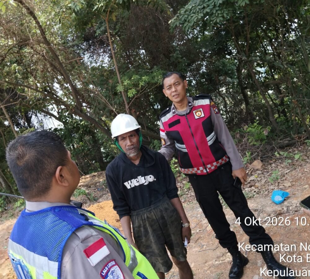 Resahkan Pengendara di Punggur, Pria Diduga ODGJ Lempar Kendaraan Diamankan Polsek Nongsa
