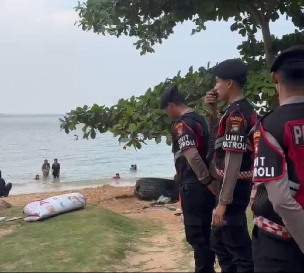 Polresta Barelang Tingkatkan Patroli dan Himbauan Kamtibmas di Kawasan Wisata Pantai