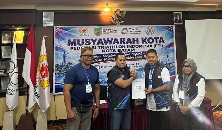 Pimpin FTI Batam, Allib Murniman Bidik Prestasi Triathlon Hingga Level Internasional